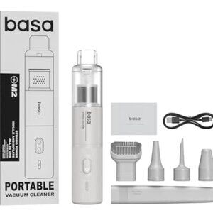 ✨ BASA Handheld Car Vacuum Cleaner – 12000Pa | 4-in-1 Cordless Vacuum & Air Dust